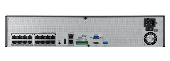 EAN 8801089224538 - Hanwha WRN-1610S-16CH-4TB-HDV2 Grabadore de vídeo en red (NVR) 2U Negro imagen 4