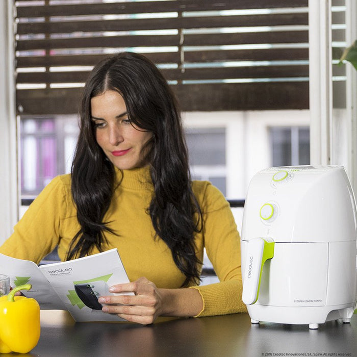 EAN 8435484030519 - Cecotec Cecofry Compact Rapid White Sencillo 1,5 L Independiente 900 W Freidora de aire caliente Blanco imagen 5