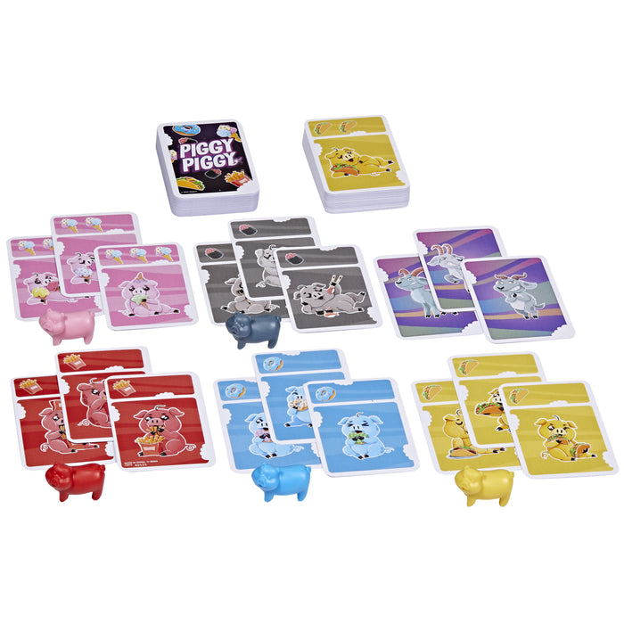 EAN 5010996224507 - Hasbro Gaming Piggy Piggy Juego De Cartas Familia imagen 5