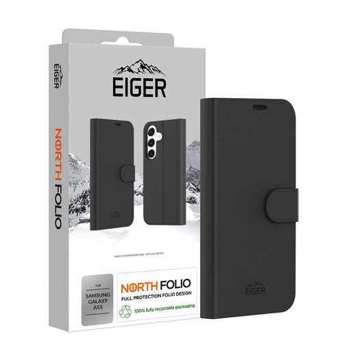 EAN 5055821773959 - EIGER EGCA00584 funda para teléfono móvil 16,8 cm (6.6") Folio Negro imagen 1