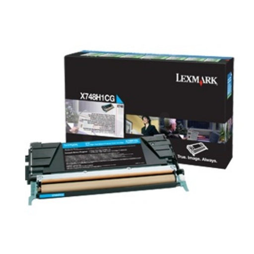 EAN 0734646435772 - Lexmark X748H3CG cartucho de tóner 1 pieza(s) Original Cian imagen 1