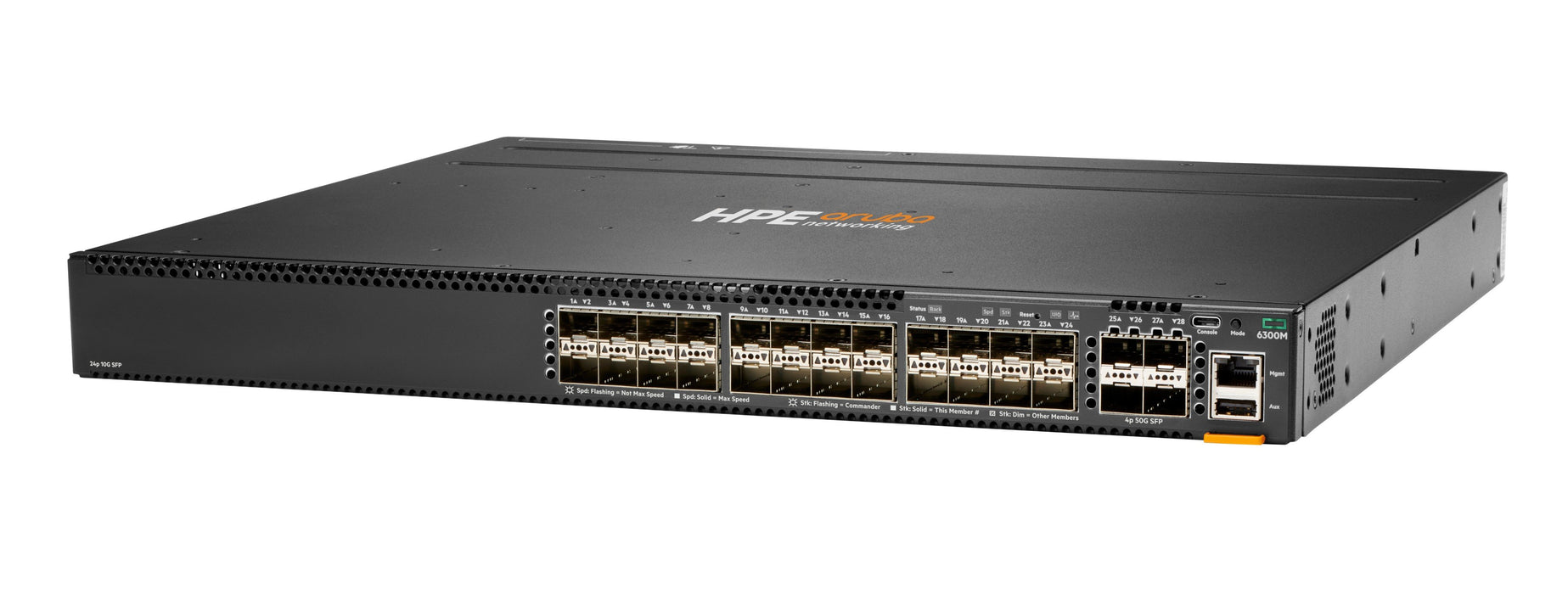 EAN 190017339382 - HPE Aruba Networking CX 6300M 24-port SFP+ and 4-port SFP56 Switch imagen 2