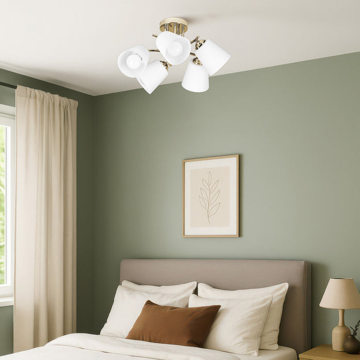 EAN 5901443391180 - Activejet AJE-EMILY 5P GD iluminación de techo E27 200 W imagen 4