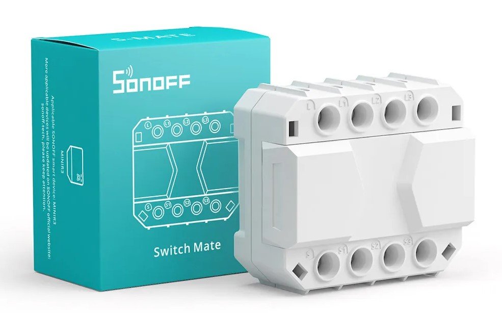 EAN 6920075776782 - Sonoff S-MATE regulador inteligente de luz Alámbrico Blanco imagen 3