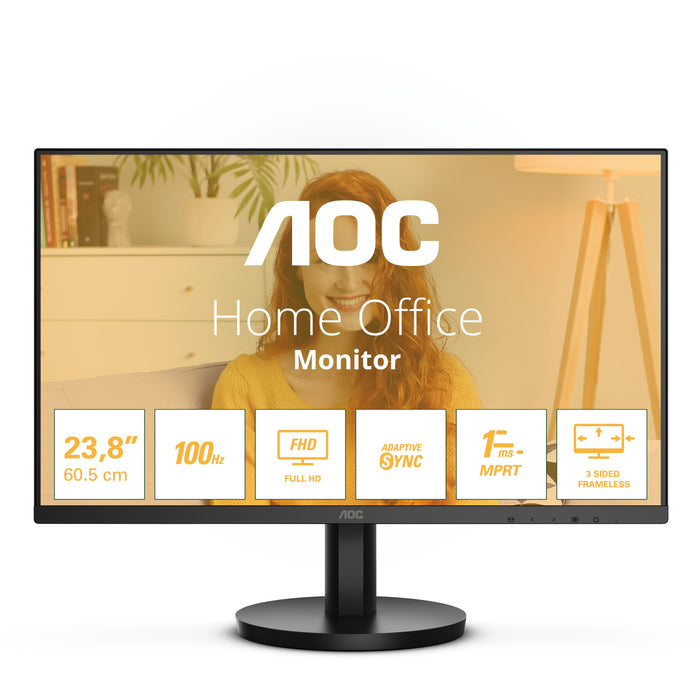 EAN 4038986141529 - AOC 24B3HMA2 pantalla para PC 60,5 cm (23.8") 1920 x 1080 Pixeles Full HD LED Negro imagen 1