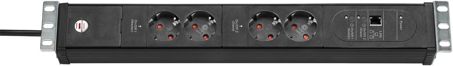 EAN 4007123657827 - Brennenstuhl 1156057984 base múltiple 3 m 4 salidas AC Negro imagen 1