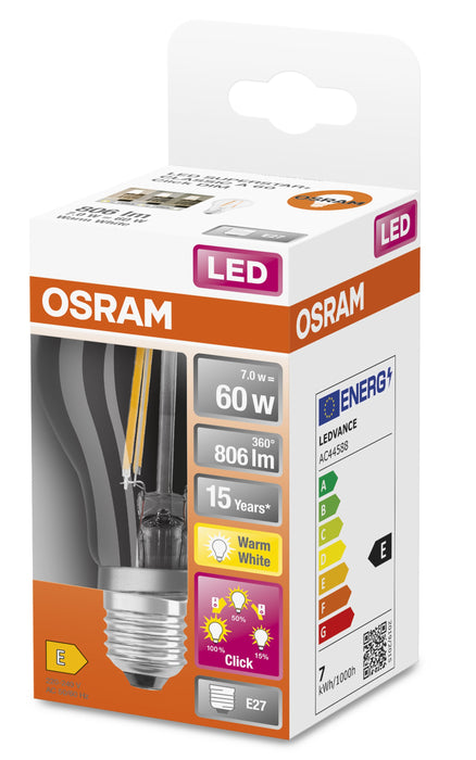 EAN 4058075436787 - Osram LED Superstar Plus Classic lámpara LED Blanco cálido 2700 K 7 W E27 E imagen 4