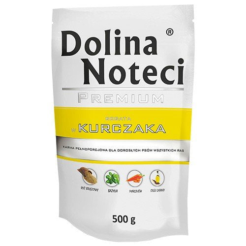 EAN 5902921301257 - Dolina Noteci 5902921301257 alimento húmedo para perros Ternera, Pollo, Cerdo Adulto 500 g imagen 1