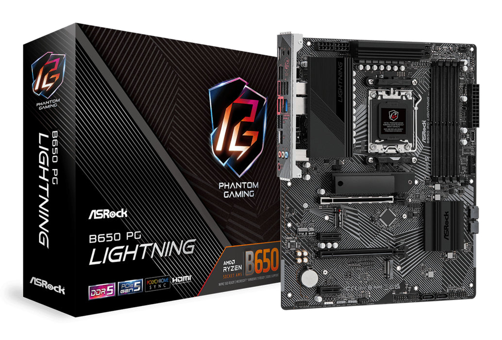 EAN 4710483940910 - Asrock B650 PG Lightning AMD B650 Zócalo AM5 ATX imagen 1