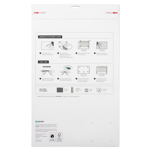 EAN 5715063708927 - eSTUFF GLBB44109309 filtro para monitor 113 cm (44.5") Filtro de privacidad para pantallas sin marco imagen 2