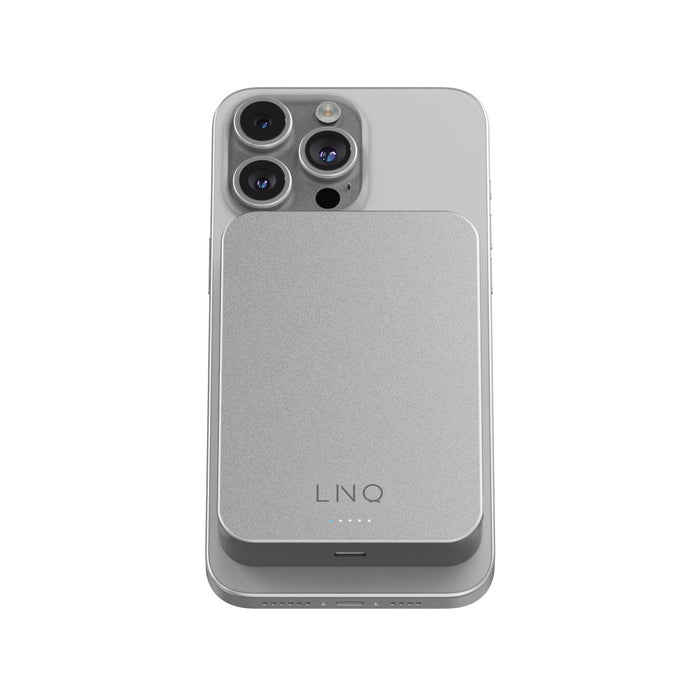 EAN 8720574622775 - LINQ LQWP102 batería externa 10000 mAh Cargador inalámbrico Plata imagen 3