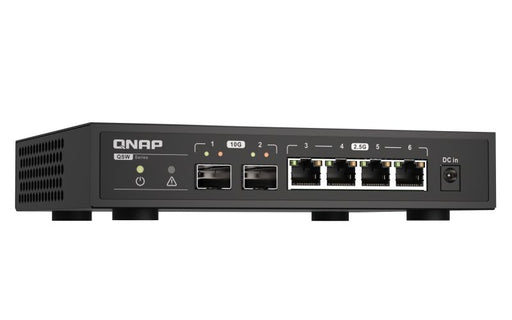 EAN 4713213518816 - QNAP QSW-2104-2S switch No administrado 2.5G Ethernet Negro imagen 2