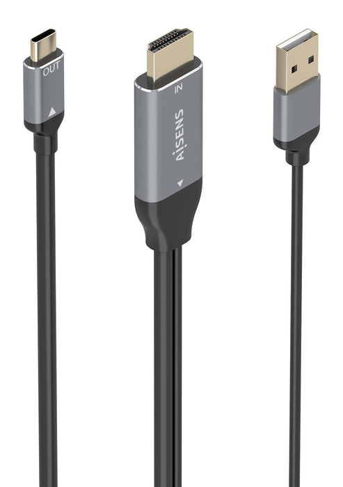 EAN 8435739901564 - AISENS A109-0871 adaptador de cable de vídeo 1,8 m HDMI + USB USB Tipo C imagen 1