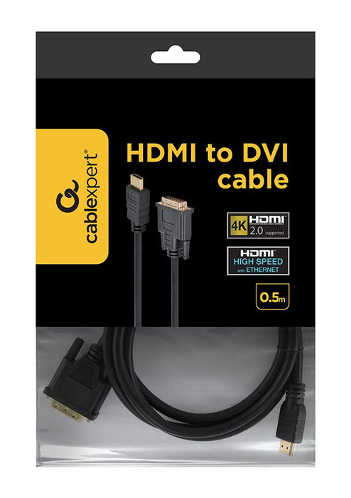 EAN 8716309043458 - Gembird 1.8m, HDMI/DVI, M/M 1,8 m DVI-D Negro imagen 5