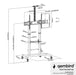 EAN 8716309129060 - Gembird TVS-100T-02 soporte para TV 2,54 m (100") imagen 15