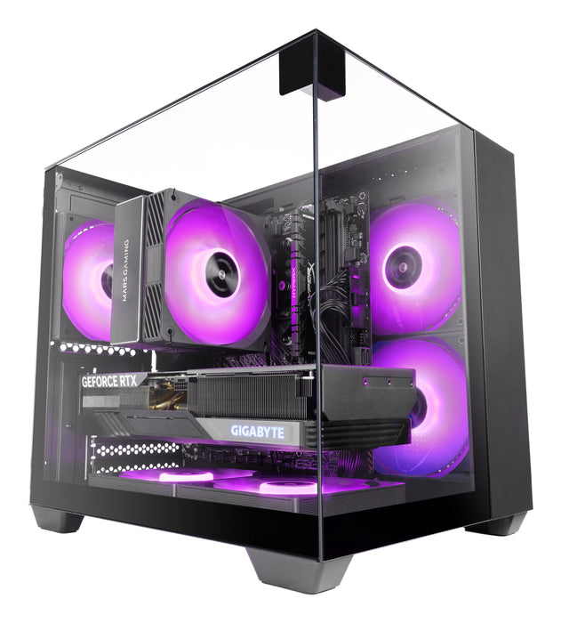 EAN 8435693109839 - Mars Gaming MC-VISIONM Mini Tower Negro imagen 2