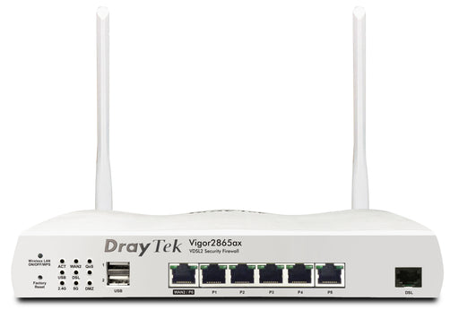 EAN 4710484743954 - DrayTek Vigor 2865ax router inalámbrico Gigabit Ethernet Doble banda (2,4 GHz / 5 GHz) Blanco imagen 2