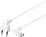 EAN 4040849973499 - Goobay 97349 cable de transmisión Blanco 1,5 m Enchufe tipo C C7 acoplador imagen 2