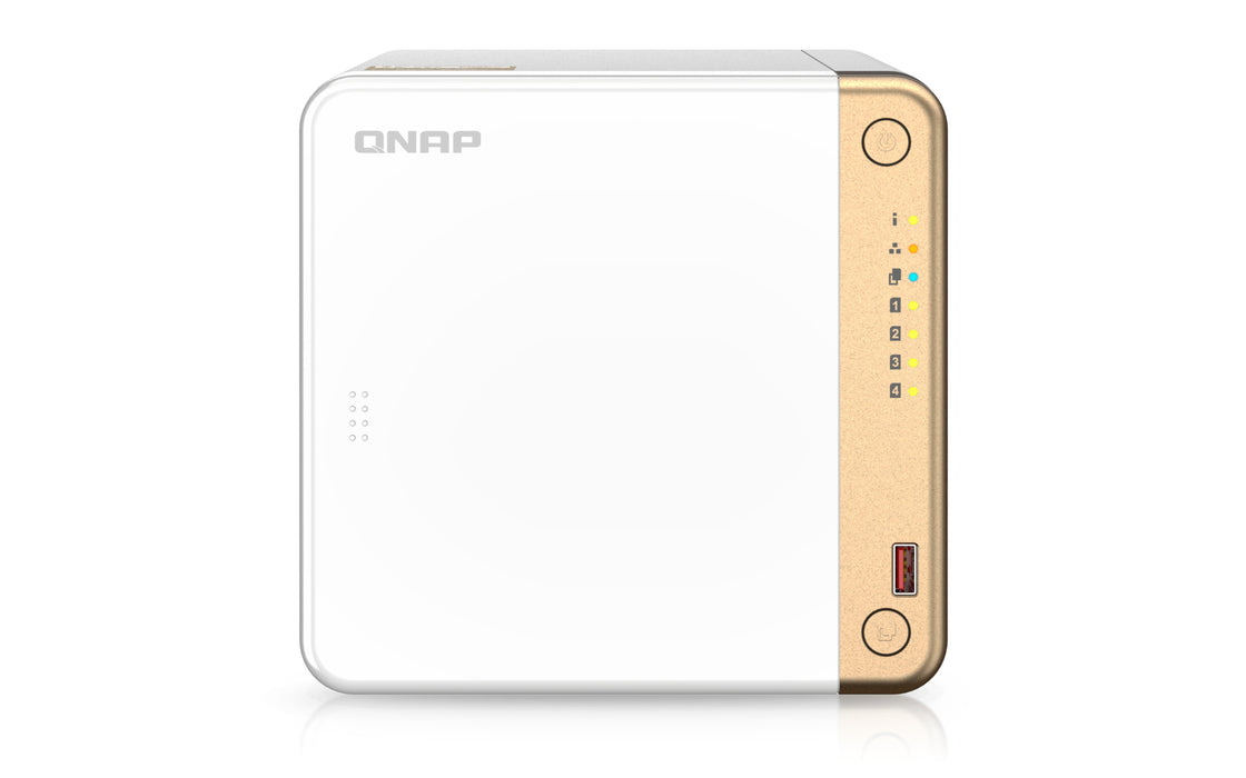 EAN 4711103080030 - QNAP TS-462-4G servidor de almacenamiento NAS Torre Intel® Celeron® N4505 4 GB DDR4 0 TB QNAP QTS Blanco imagen 2