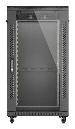 EAN 5901969447125 - Lanberg FF01-6022-12B armario rack 22U Rack o bastidor independiente Negro imagen 2