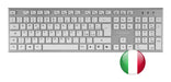 EAN 8435693112174 - Tacens 6ZENITHWIT teclado Ratón incluido Hogar / Oficina RF inalámbrico QWERTY Italiano Plata, Blanco imagen 4