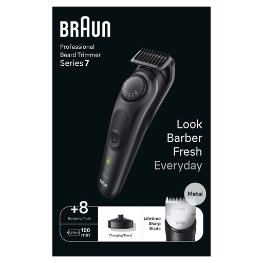 EAN 4210201448372 - Braun BeardTrimmer 7 80708231 depiladora para la barba Batería 40 2 cm Negro imagen 2