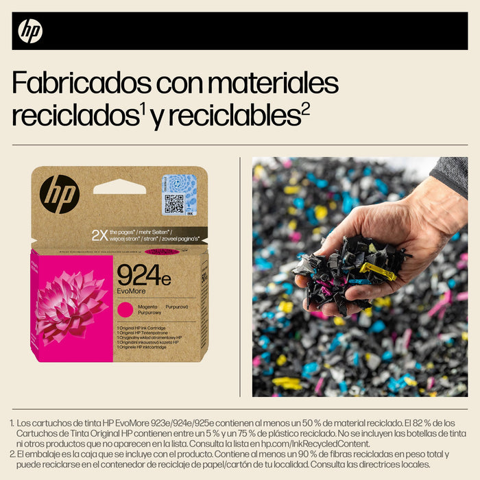 EAN 0196786147456 - HP 924e EvoMore Magenta Original Ink Cartridge cartucho de tinta 1 pieza(s) Alto rendimiento (XL) imagen 3