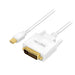EAN 4052792052985 - LogiLink CV0137 adaptador de cable de vídeo 1,8 m Mini DisplayPort DVI Blanco imagen 1