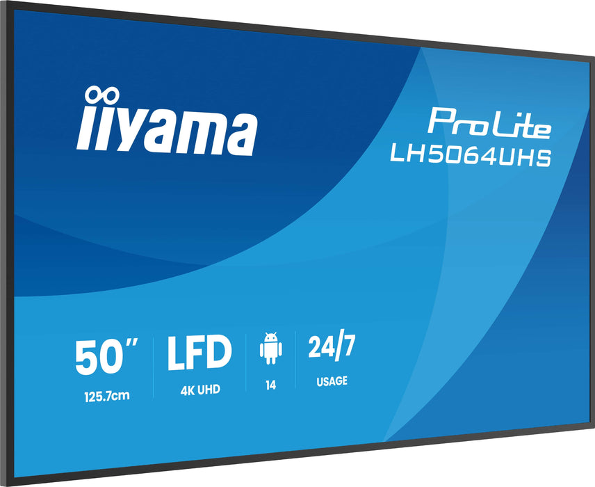EAN 4948570125319 - iiyama LH5564UHS-B1AG pantalla de señalización Pantalla plana para señalización digital 139,7 cm (55") Wi imagen 3