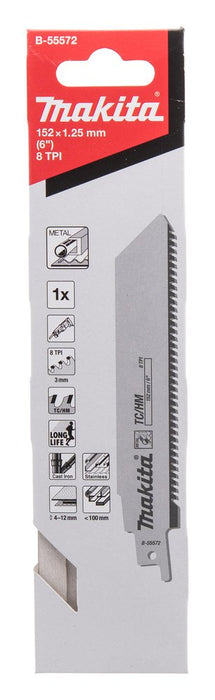 EAN 0088381483575 - Makita B-55572 hoja de sierra de calar, de sierra de marquetería y de sierra recíproca Carburo de tungste imagen 1