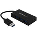 EAN 0065030866125 - StarTech.com HB30A3A1CFB hub de interfaz USB 3.2 Gen 1 (3.1 Gen 1) Type-A 5000 Mbit/s Negro imagen 1