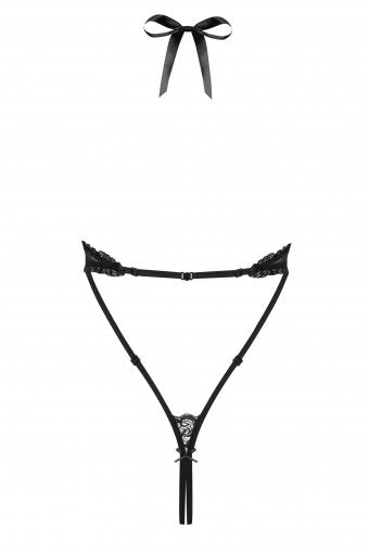 EAN 5901688216743 - Obsessive 830-TED-1 L/XL conjunto de ropa interior y bodi Body Negro Poliamida imagen 2