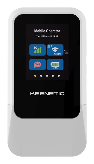 EAN 4897082922568 - Keenetic Roamer 5G router inalámbrico Doble banda (2,4 GHz / 5 GHz) Negro, Gris imagen 2