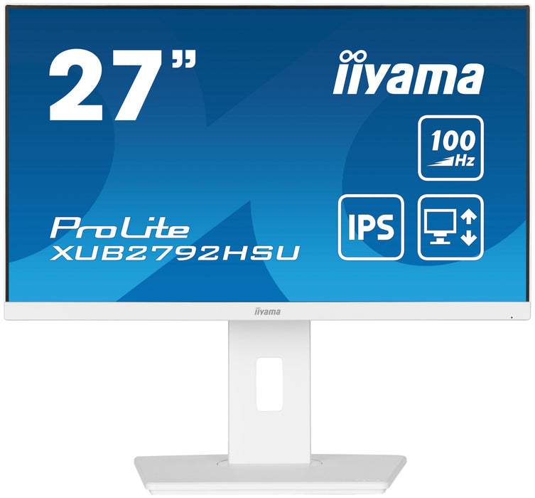 EAN 4948570123360 - iiyama ProLite XUB2792HSU-W6 LED display 68,6 cm (27") 1920 x 1080 Pixeles Full HD Blanco imagen 1