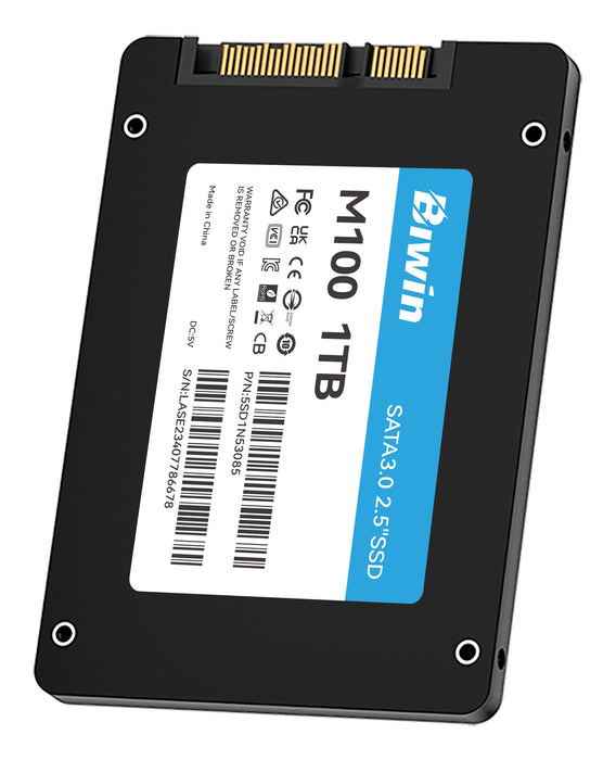 EAN 0887184025315 - Biwin M100 1 TB 2.5" Serial ATA III imagen 6