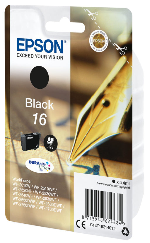 EAN 5057454503620 - Epson Pen and crossword C13T16214012 cartucho de tinta 1 pieza(s) Original Rendimiento estándar imagen 2
