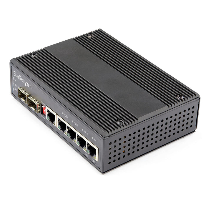 EAN 0065030889834 - StarTech.com IES1G52UP12V switch No administrado Gigabit Ethernet (10/100/1000) Energía sobre Ethernet (P imagen 1