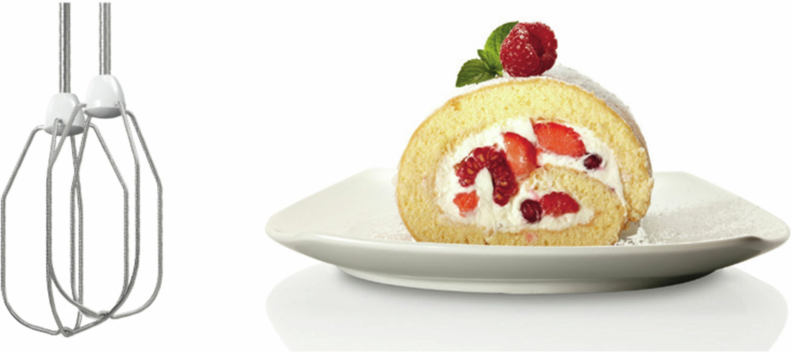 EAN 4242002945101 - Bosch MFQ24200 batidora Batidora de mano 400 W Acero pulido, Blanco imagen 6