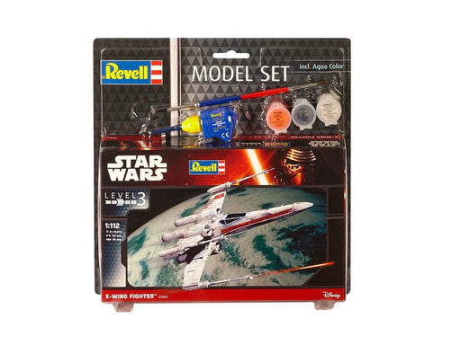 EAN 4009803636016 - Revell Model Set X-wing Fighter Maqueta de caza espacial Kit de montaje 1:112 imagen 1
