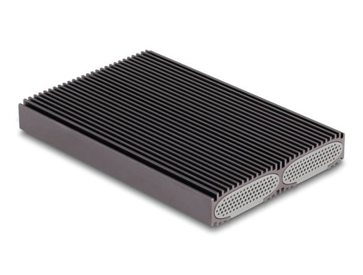 EAN 4043619420285 - DeLOCK 42028 caja para disco duro externo Caja externa para unidad de estado sólido (SSD) Negro, Gris imagen 1