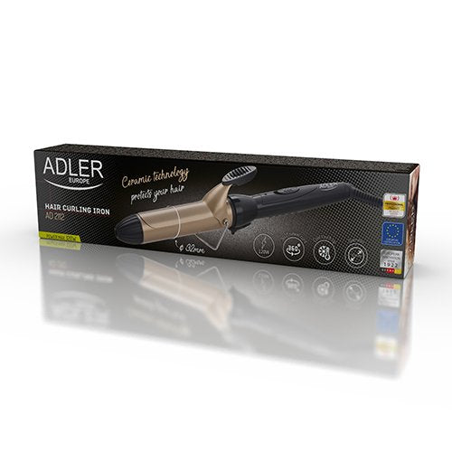 EAN 5902934831376 - Adler AD 2112 Utensilio de peinado Rizador de pelo Caliente Negro, Oro rosa 55 W imagen 5