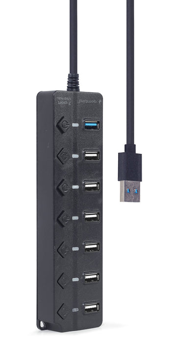 EAN 8716309124737 - Gembird UHB-U3P1U2P6P-01 hub de interfaz USB 3.2 Gen 2 (3.1 Gen 2) Type-A 5000 Mbit/s Negro imagen 4