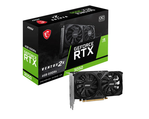 EAN 4711377265591 - MSI VENTUS GeForce RTX 3050 2X E 6G OC NVIDIA 6 GB GDDR6 imagen 1