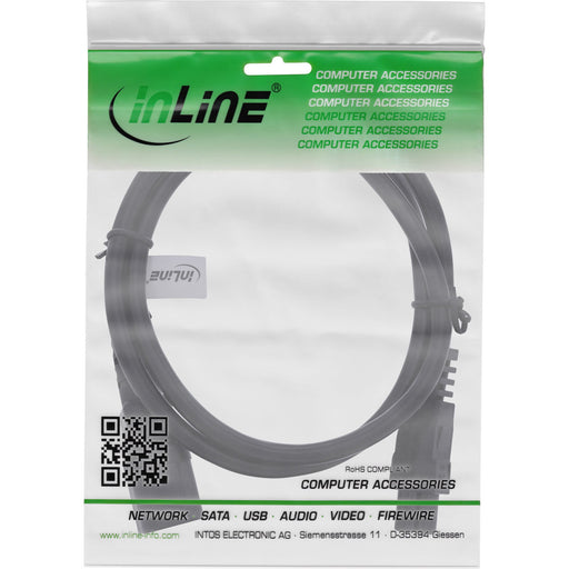 EAN 4043718331284 - InLine 16552 cable de transmisión Negro 2 m IEC C14 IEC C5 imagen 2