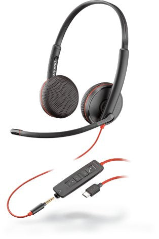 EAN 0017229162792 - Poly Blackwire 3225 Auriculares Alámbrico Diadema Oficina/Centro de llamadas USB Tipo C Negro imagen 1