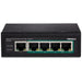EAN 0710931161601 - Trendnet TI-PE50 switch No administrado Fast Ethernet (10/100) Energía sobre Ethernet (PoE) Negro imagen 2