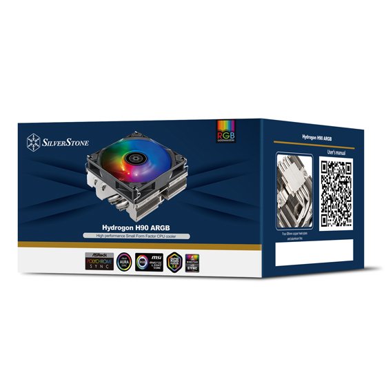 EAN 4710679815091 - Silverstone Hydrogon H90 ARGB Procesador Ventilador 9,2 cm Negro 1 pieza(s) imagen 9