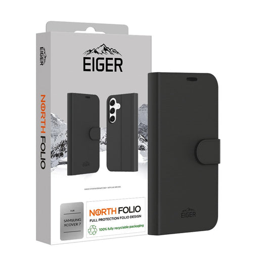 EAN 5055821774482 - EIGER EGCA00591 funda para teléfono móvil 16,8 cm (6.6") Funda cartera Negro imagen 2