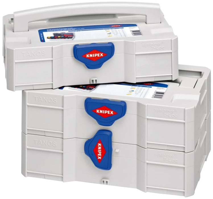 EAN 4003773028574 - Knipex 97 90 09 crimpadora Herramienta para prensar Azul, Rojo imagen 2