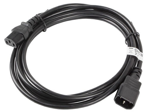 EAN 5901969409840 - Lanberg CA-C13E-11CC-0030-BK cable de transmisión Negro 3 m C13 acoplador C14 acoplador imagen 2